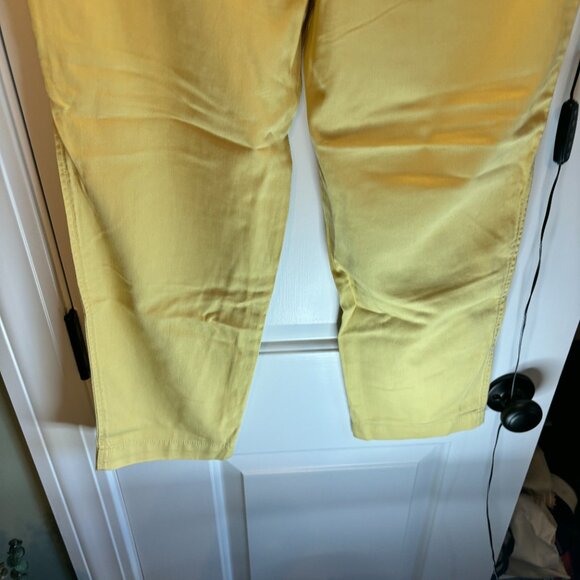 NWT GAP Factory Women's Size Small Yellow Easy Pants Mid Rise - Picture 8 of 9